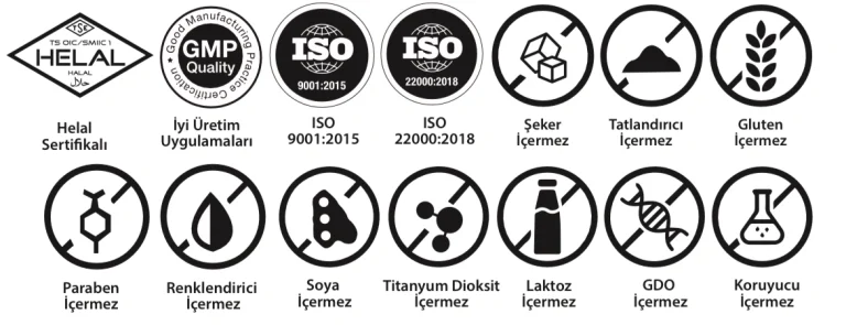 Magni5'in Helal, GMP ve ISO Sertifikaları